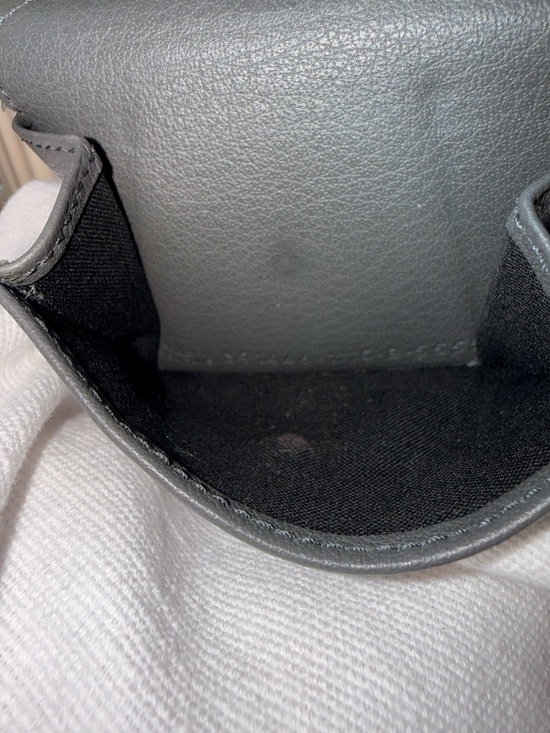 Balenciaga Mini Leather Wallet Black Envelope Style Made in Italy - Picture 5 of 5